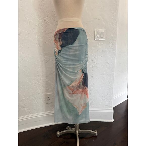 Zara Maxi Mesh Skirt - Picture 1 of 3